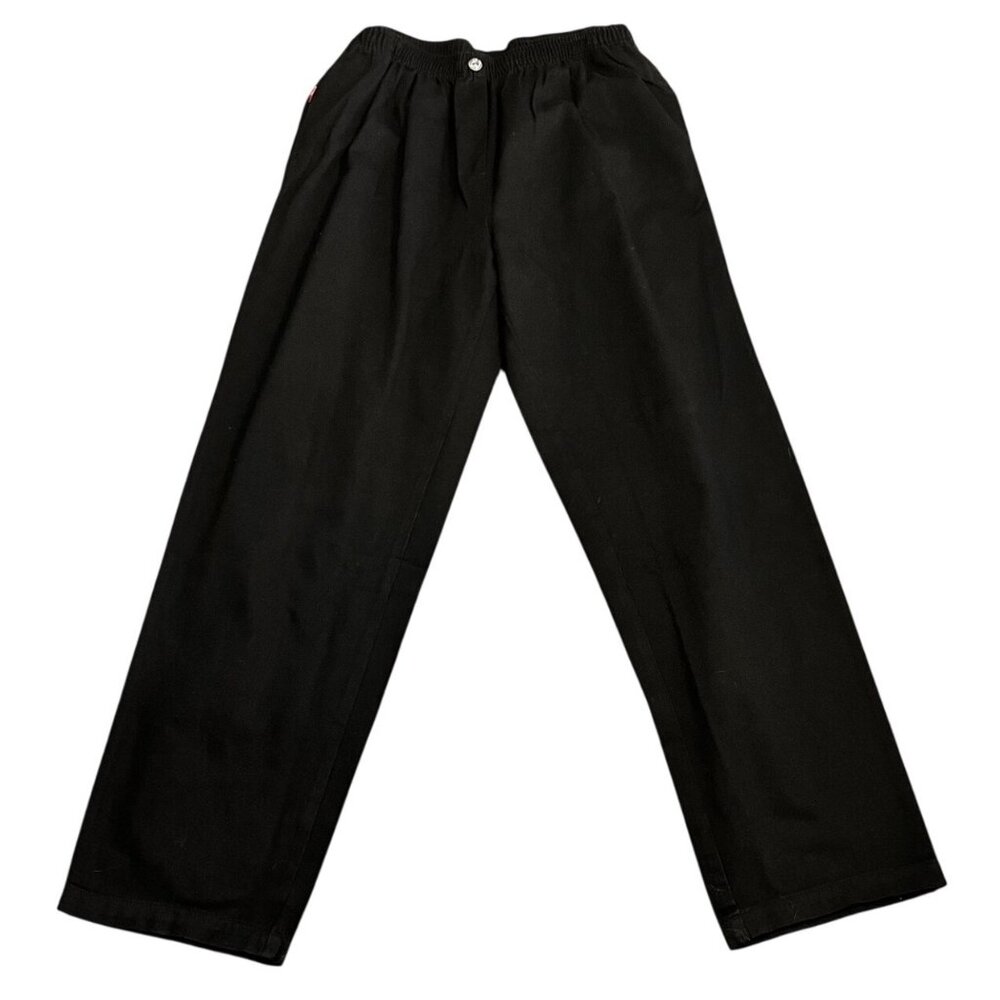 Woman Within Women 20T Denim Pants Black Classic Fit Pull On Straight Leg Casual